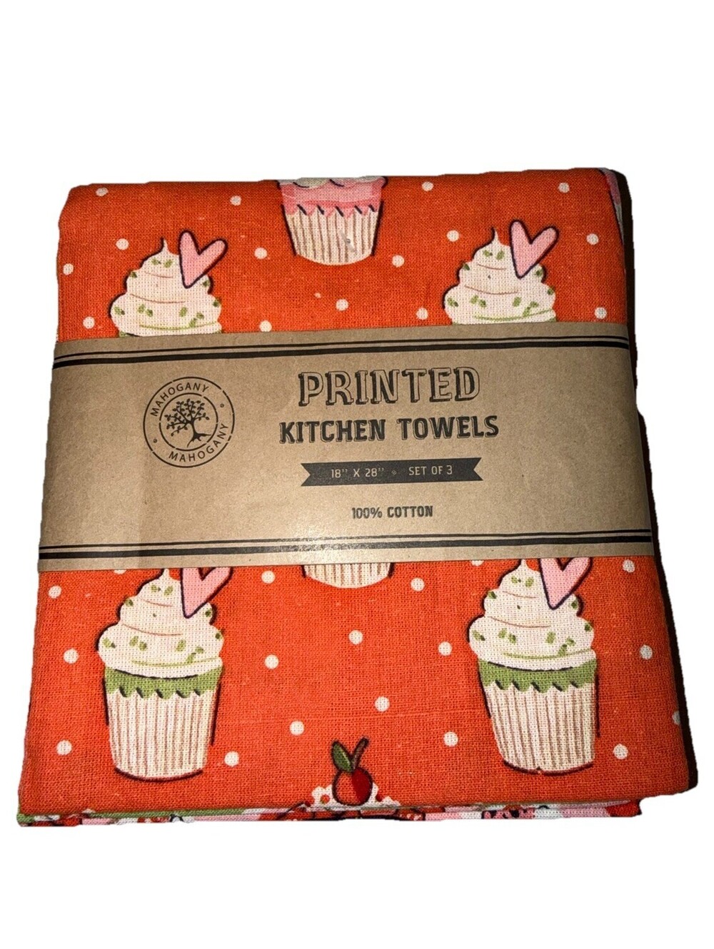 Set of 3 Mahogany Holiday Treats Kitchen Towels 100% Cotton Floursack Fall NEW